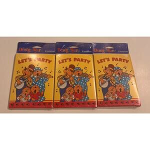 Vintage Berenstain Bears Birthday Party Invitations 3- 8pks Sealed DesignWare